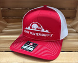 Coon Hunter Supply Hat Red/White - Tippy River Supply