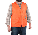 Dans heavy duty blaze orange vest - Tippy River supply